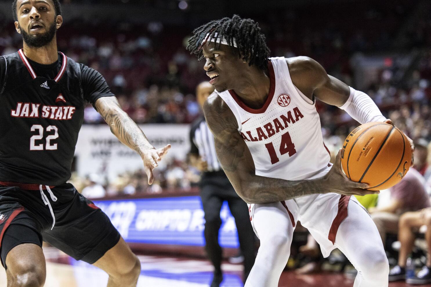 Ellis helps No. 6 Alabama hold off Jacksonville State 65 59 AP News